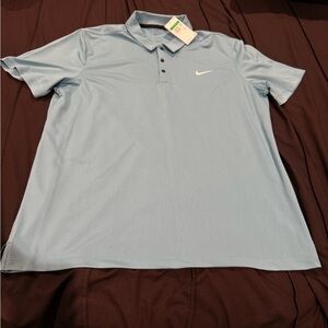 Nike Men's Teal Blue Polo Shirt